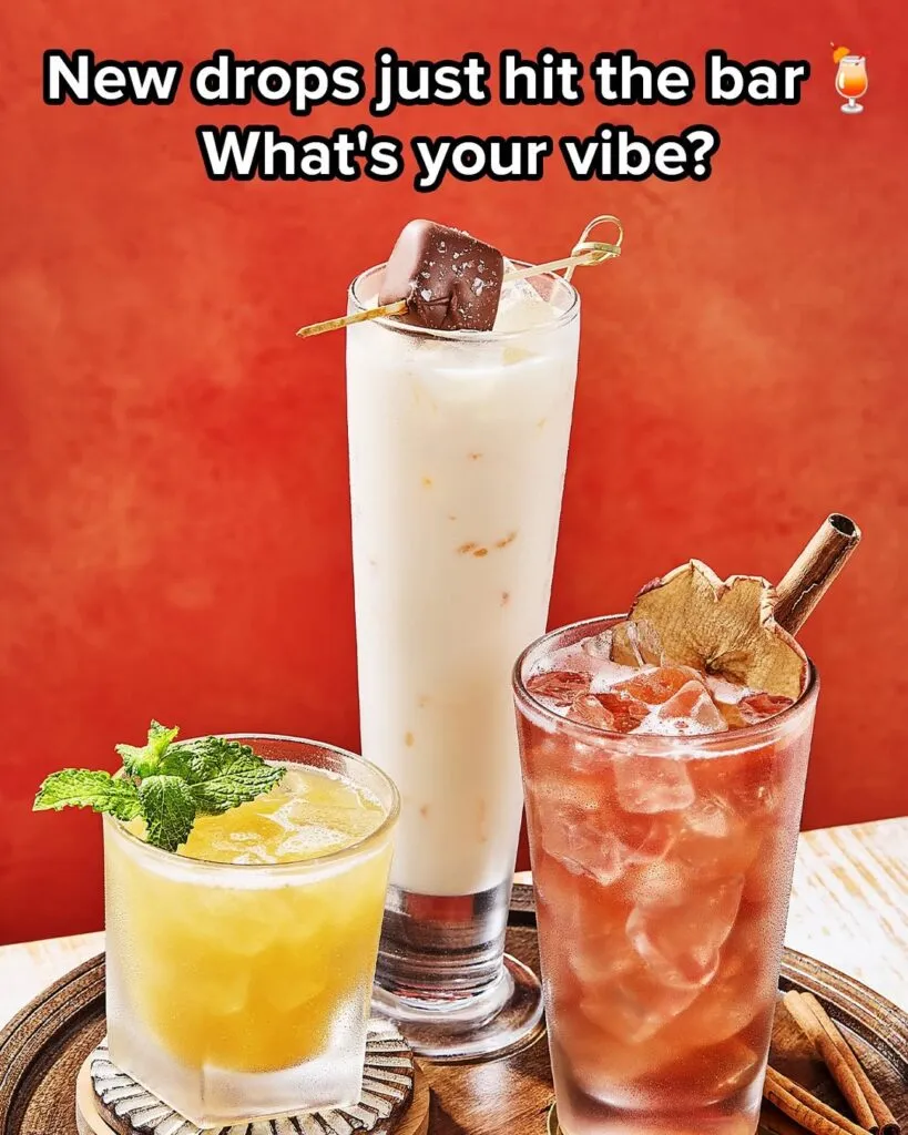 Red Lobster Drink Menu